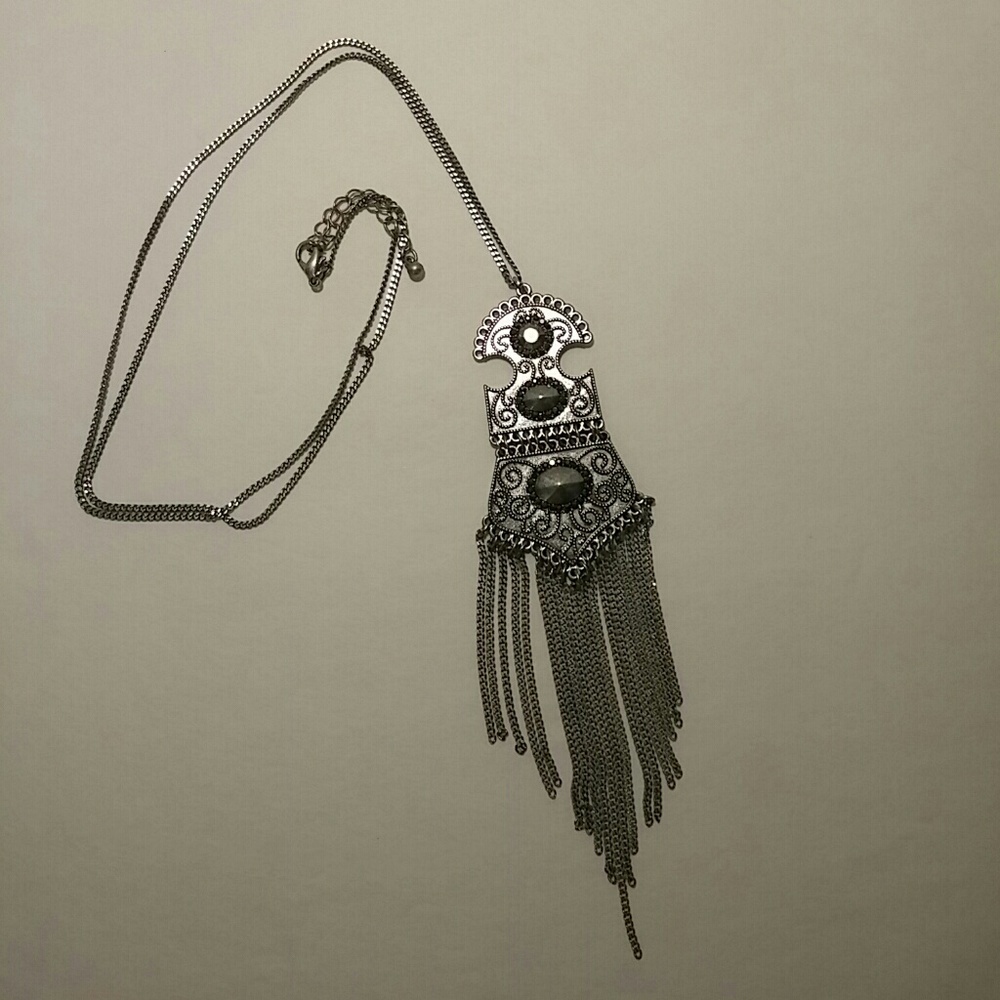 Silver Boho Necklace
